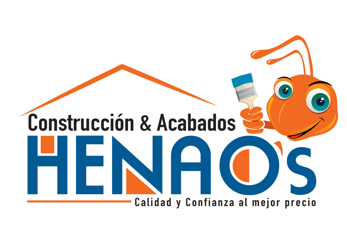 Logo Construcción y Acabados Henao's